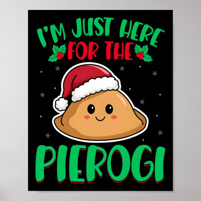 Póster Solo estoy aquí para el Pierogi Chr polaco (Frente)