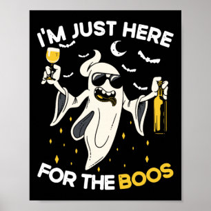 Póster Solo estoy aquí por la divertida cerveza de Hallow