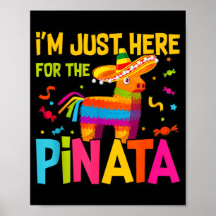 Póster Sólo Estoy Aquí Por La Nata Fiesta Mexicana Divert