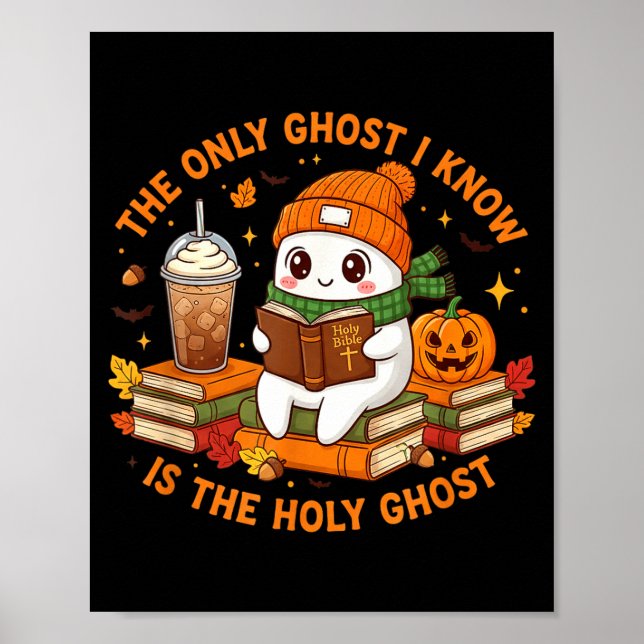 Póster Solo fantasma que conozco es el Espíritu Santo - H (Frente)
