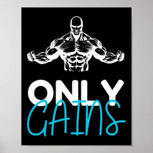 Póster Sólo Gana Graciosa Gimnasio Fitness Formación Form