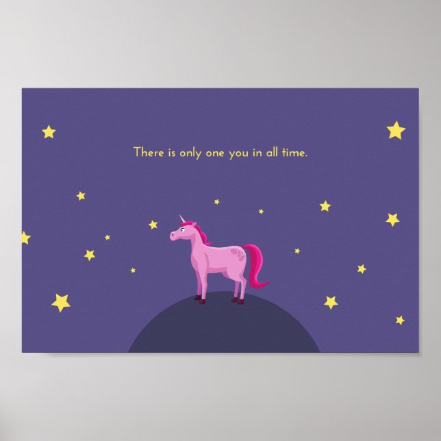 Póster Solo hay uno en todo momento (Frente)