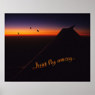 Póster Solo huye