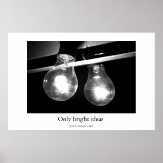 Póster Sólo ideas brillantes