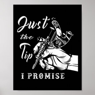 Póster Solo la punta del artista del tatuaje Tattooed Tat