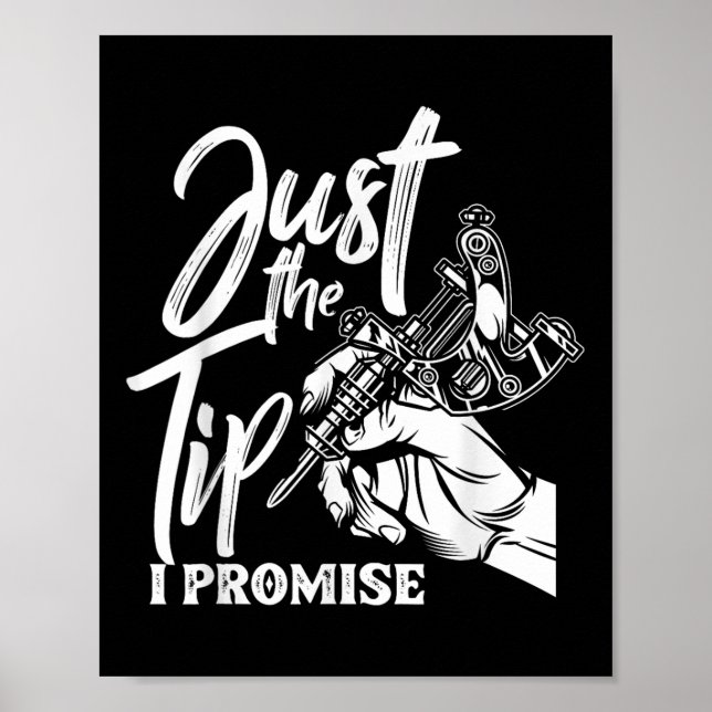 Póster Solo La Punta Que Prometo Divertidísimo Tattoo Lov (Frente)
