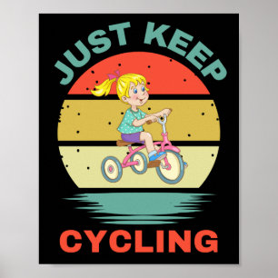 PÓSTER SÓLO MANTENER EL CICLISMO