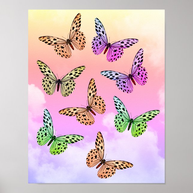 Póster Sólo mariposas (Frente)