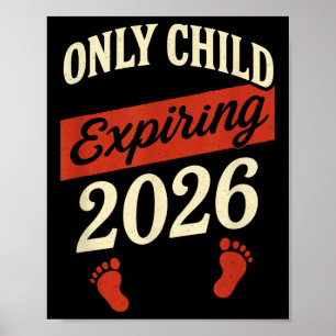 Póster Sólo niños que vencen en 2026 - Invitación de emba
