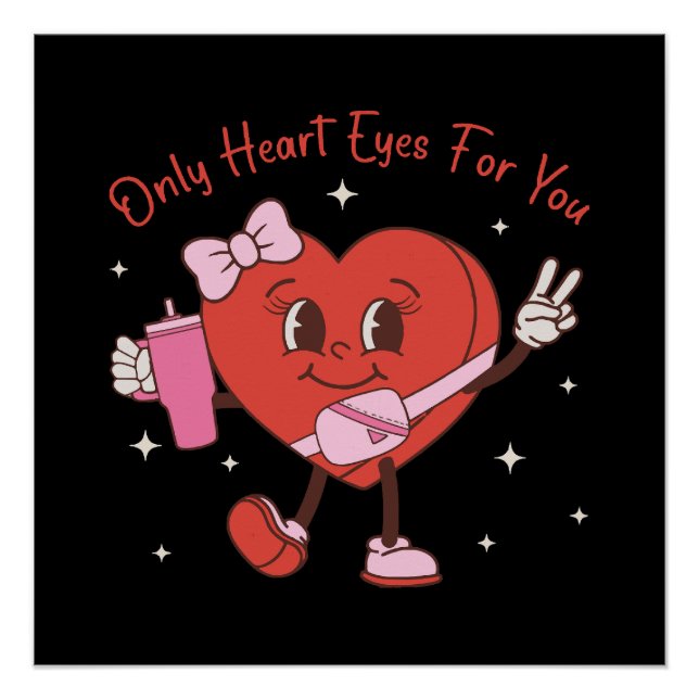 Póster Solo ojos de corazón para ti (Anverso)