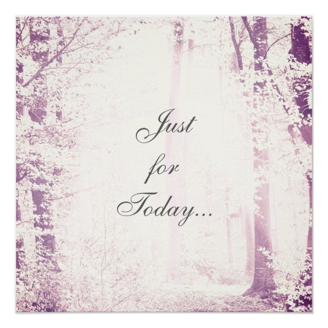 Póster Sólo para hoy (Anverso)