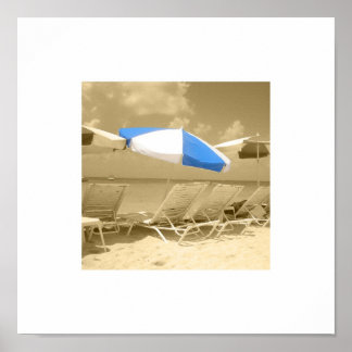 Póster Solo paraguas