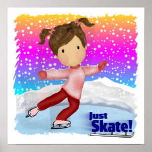 Póster Sólo patinar