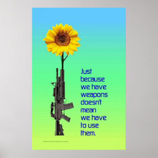 Póster Solo Porque Tenemos Armas...