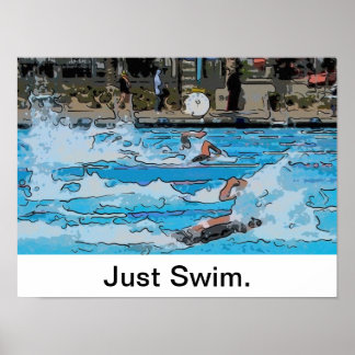 Póster Sólo Poster de natación