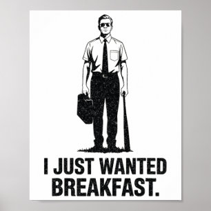 Póster Solo Quería Desayuno Bysebyll Byt