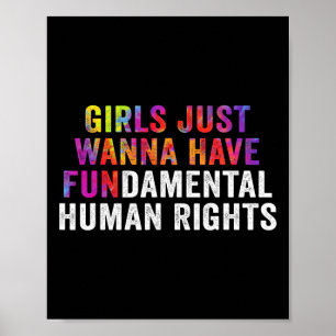 Póster Sólo quiero tener feministas fundamentales de dere