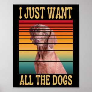 PÓSTER SOLO QUIERO TODOS LOS PERROS 