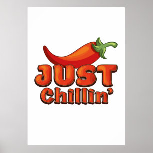 Póster Solo relajándose