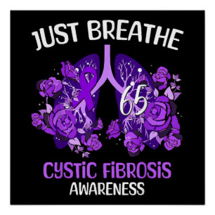 Póster Solo Respira Conciencia sobre Fibrosis Quística