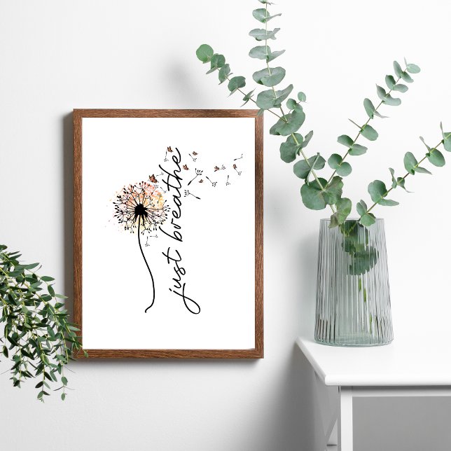 Póster Solo Respira Mariposas de Diente de León (Subido por el creador)