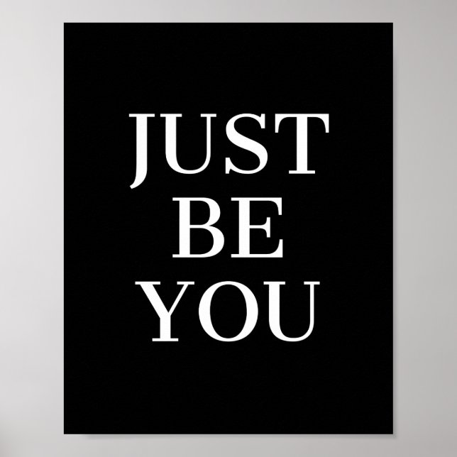 Póster Solo sé tu cita motivacional (Frente)