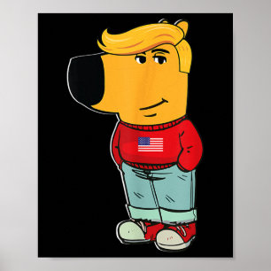 Póster Solo soy un chico malo presidente Trump 2024