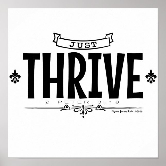 Póster Sólo Thrive (Frente)