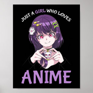 Póster Sólo un Chica que ama a los Chicas adolescentes an