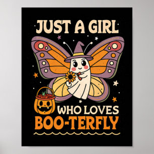 Póster Sólo un Chica que ama al fantasma de la mariposa d