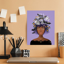 Póster Solo un Chica que ama la belleza de disfraces de H