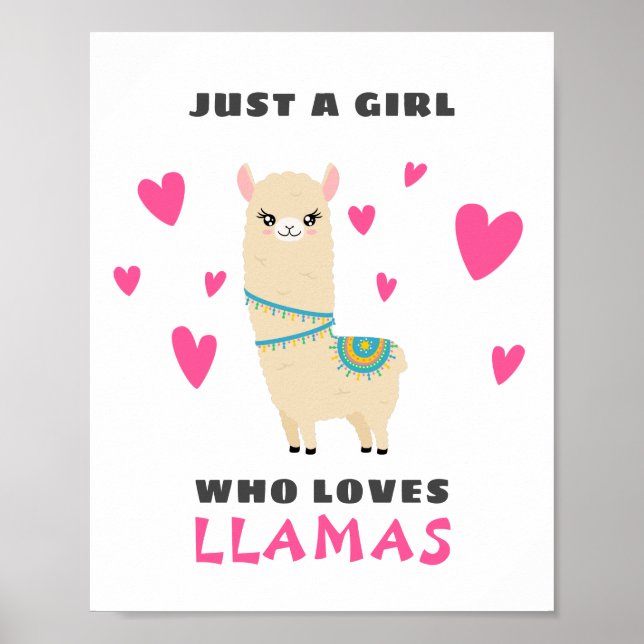 Póster Sólo un Chica que ama las Llamas (Frente)