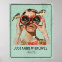 Sólo un Chica que ama los pájaros - la observación