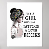 Solo Un Chica Que Tiene Tatuajes Y Ama Libros _1