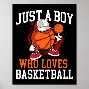 Póster Solo un chico que ama el baloncesto - Jugador arre