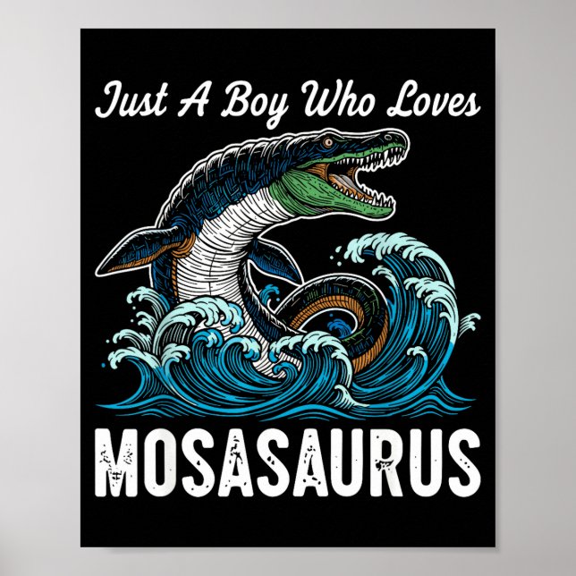 Póster Solo un chico que ama Mosasaurus  (Frente)