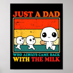 Póster Solo un padre que siempre volvía con la leche Día 