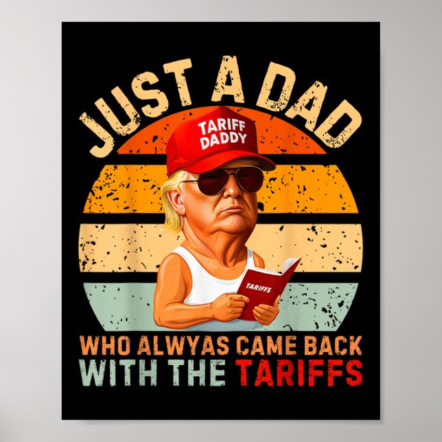 Póster Solo Un Papá Que Siempre Volvió A Ser Funny Arance (Frente)