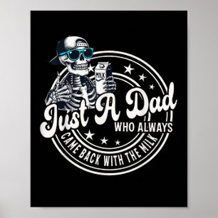 Póster Solo un papá que siempre volvió con la broma de la