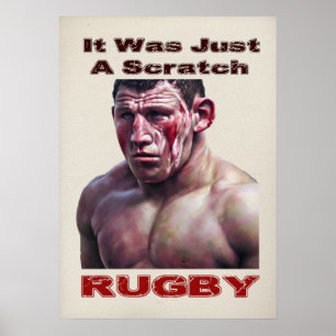 Póster Sólo un Poster de rugby de Rasgulla