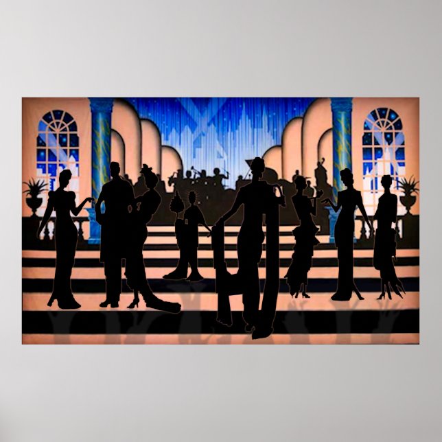 Póster Sólo un toque de glamour de los años 1920 (Frente)