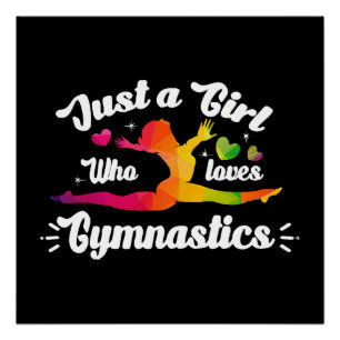 Póster Sólo una chica que ama la gimnasia