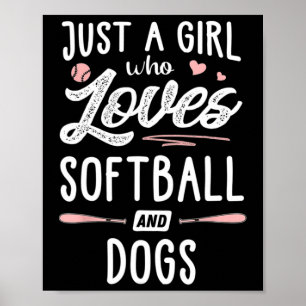 Póster Solo una chica que ama Softll y los perros