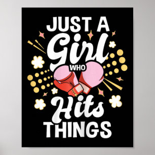 Póster Solo una chica que golpea cosas: Kickboxing Kickbo