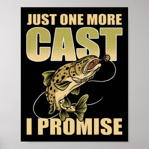 Póster Solo una fundición más lo prometo Pescar peces