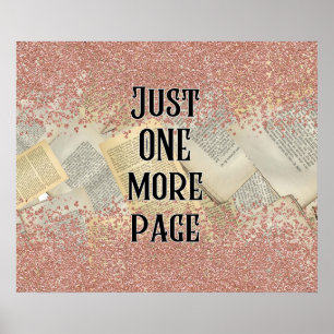 Póster Sólo una página más