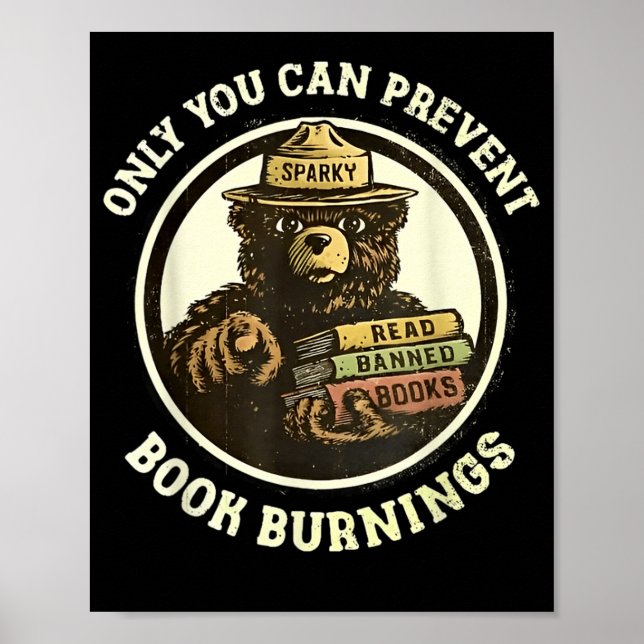 Póster Sólo Usted Puede Evitar La Grabación De Libros (Frente)