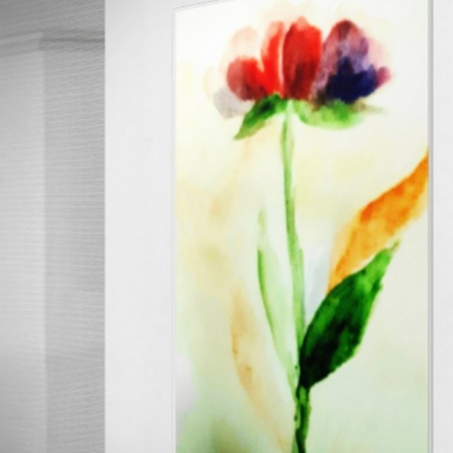 Póster Solo y hermoso | Flor violeta de Ombre (Subido por el creador)
