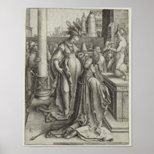 Póster Solomon Prays frente a una imagen de Graven, c.151