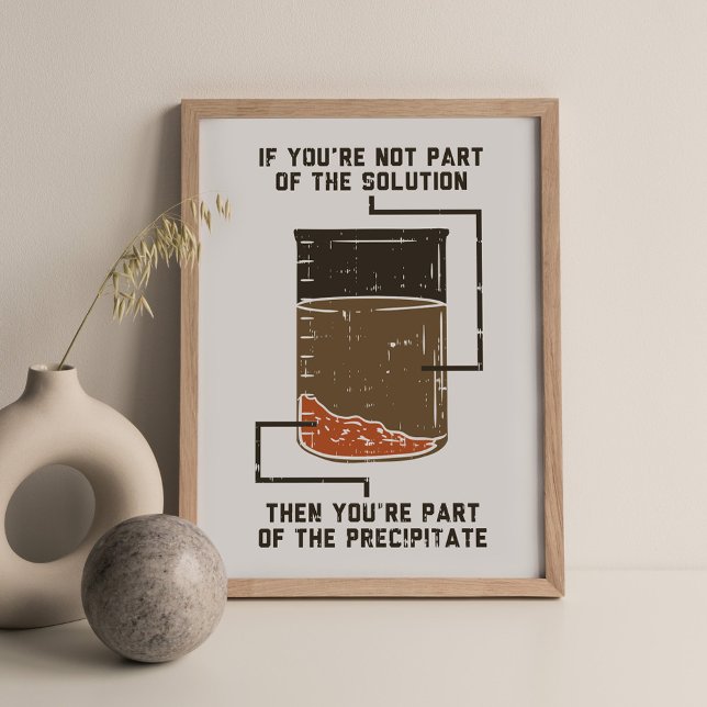 Póster Solución de química divertida (Subido por el creador)